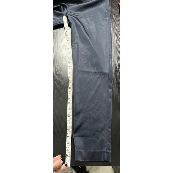 Amazing Y2K Cache Navy Blue Satin Pants Set/Formal/Cocktail/Party/Event Outfit - Picture 13 of 13